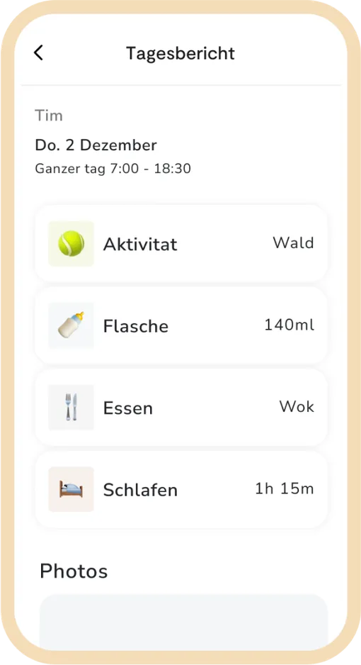 Eltern App mobile mockup 